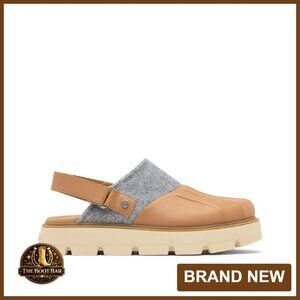 Leather Felt Clog Slingback Ankle Strap Casual Fall Shoes